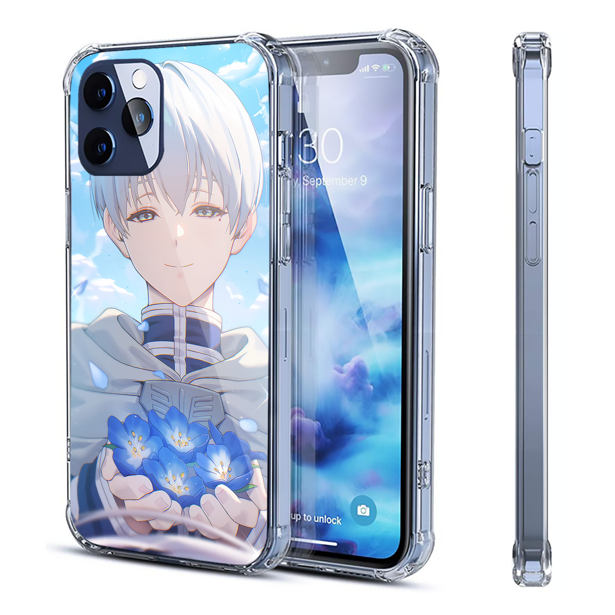（画像用） 葬送のフリーレン Frieren 【iPhone 12シリーズ対応】透明スマホケース（クリアソフトケース）
